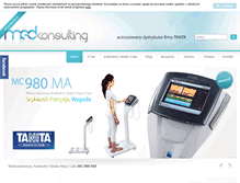 Tablet Screenshot of medkonsulting.com